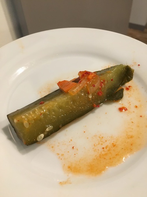 A kimchi pickle